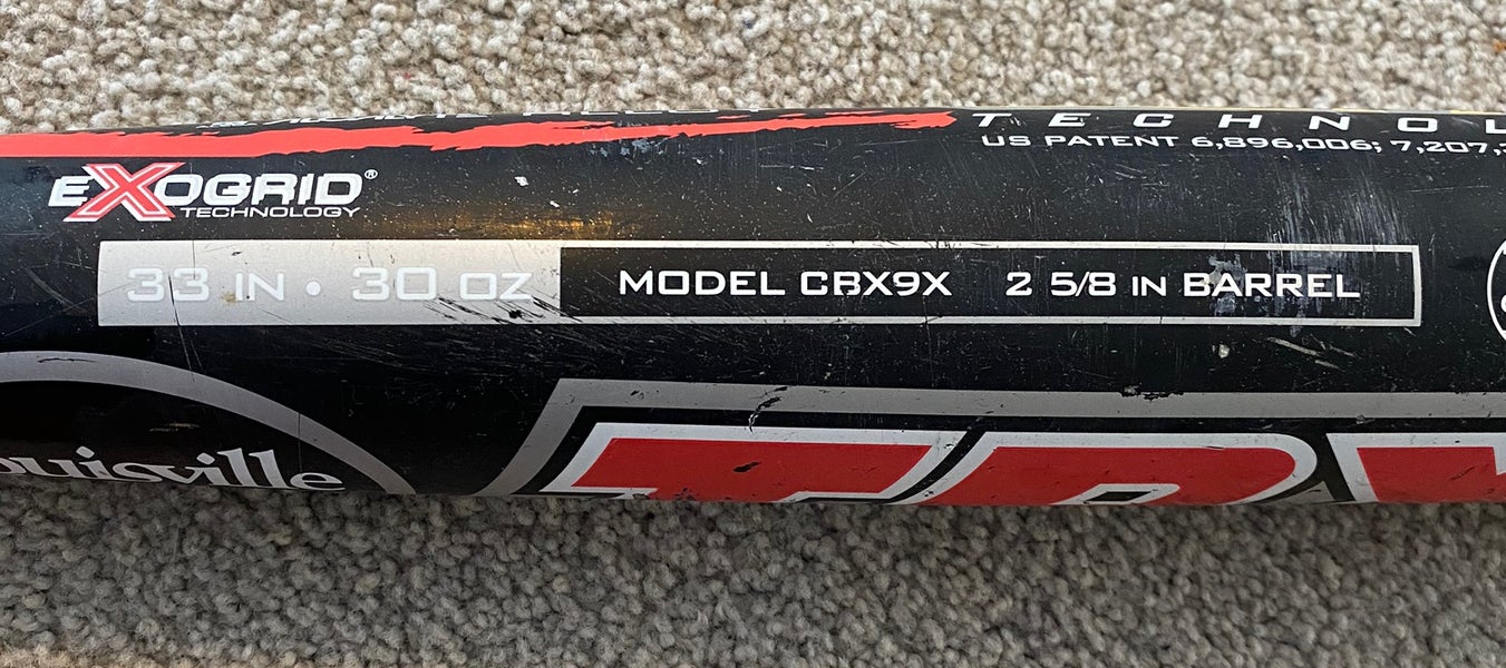 Louisville Slugger TPX EXO Grid 33/30 Model BCX9X ST+20 BESR