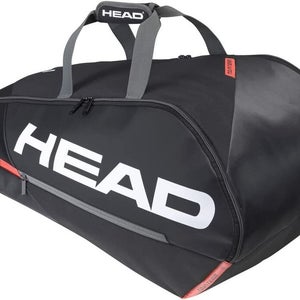 HEAD  Tour Team 9R Racket Bag, Black/Orange,