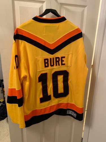 Yellow Used XL CCM Jersey