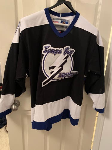 Black Used Large CCM Jersey