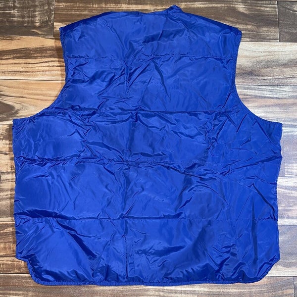 Vintage 90s LL Bean Blue Goose Down Sno-Foam Puffer Vest Size XXL