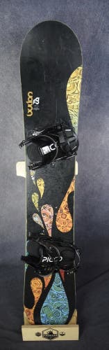 BURTON FEELGOOD SNOWBOARD SIZE 152 CM WITH NEW PICCO LARGE BINDINGS