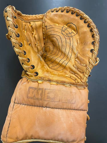 Vintage CCM goalie glove
