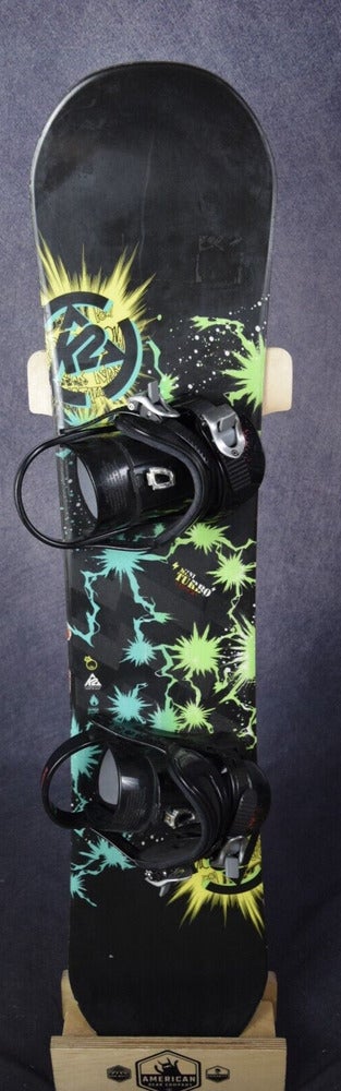 K2 MINI TURBO SNOWBOARD SIZE 120 CM WITH 5150 SMALL BINDINGS