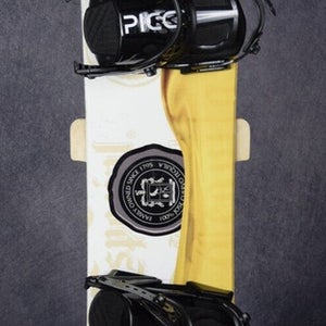 JOSE CUERVO VIVE SNOWBOARD SIZE ? CM WITH NEW PICCO LARGE BINDINGS
