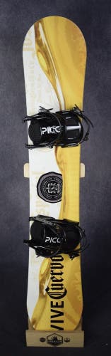 JOSE CUERVO VIVE SNOWBOARD SIZE ? CM WITH NEW PICCO LARGE BINDINGS
