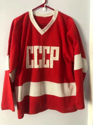CCCP USSR hockey jersey large