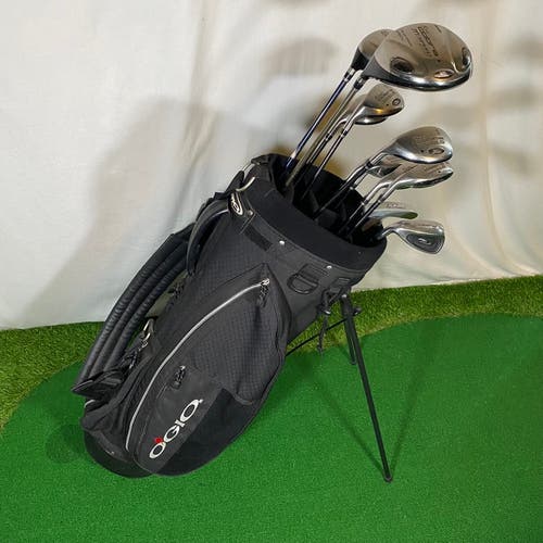 LEFT HANDED King Cobra Transitions Hybrid Golf Club Set With Ogio Stand Bag