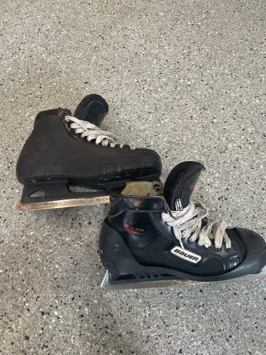 Used Bauer   Size 9.5 Reactor 3000 Hockey Goalie Skates