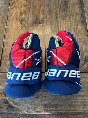 TEAM CZECH OLYMPIC Bauer Vapor 2X Pro Hockey Gloves-14"-Single Layer Palms
