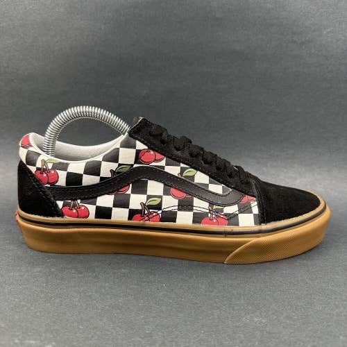 Vans Off The Wall Old Skool Low Cherry Checkered Sk8 Skate Shoes Men’s Size 7.5