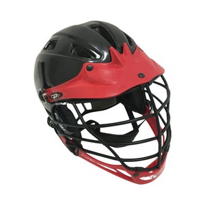 Used Cascade Black Red Cpv Xxs Lacrosse Helmets