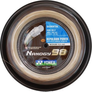 Yonex Nanogy 98 200m Badminton Racquet String (Cosmic Gold)