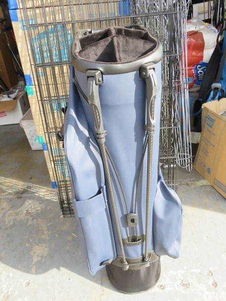 Vessel PLAYER III 6 WAY STAND Bag + Rain Cover = White Navy Blue