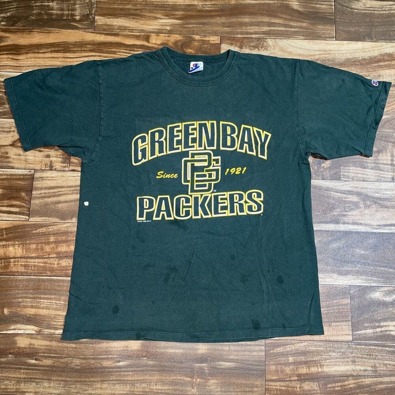 Vintage Green Bay Packers Nike Pro Line Football T-Shirt Mens Size 2XL  Swoosh