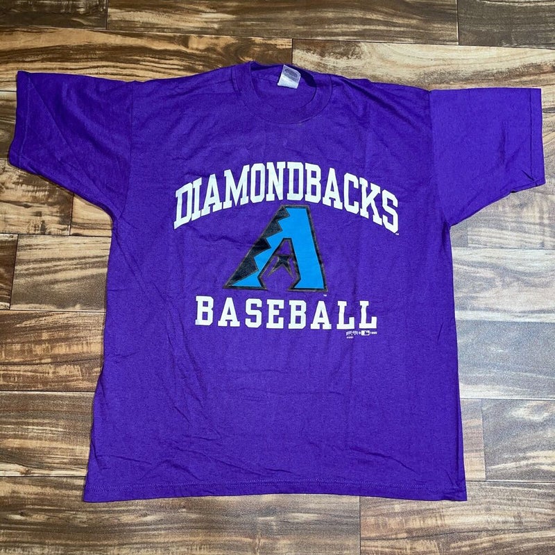 vintage 90s ARIZONA DIAMONDBACKS PINSTRIPE LEE SPORT MLB 1999 t-shirt  BASEBALL L