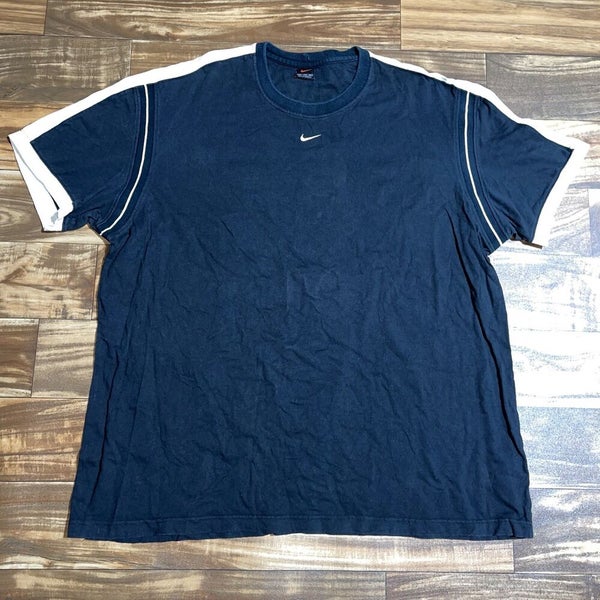 Nike Men's T-Shirt - Blue - XXL