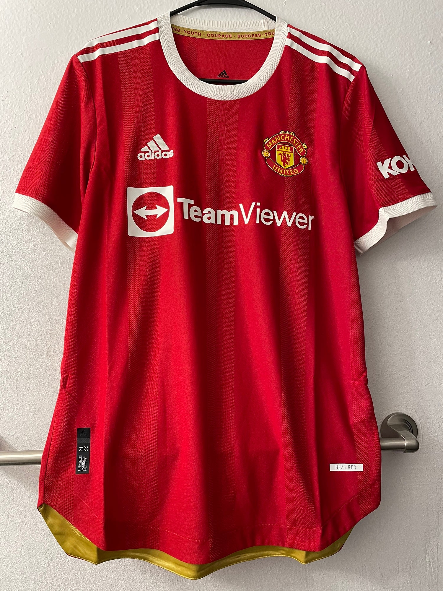 Adidas 2021-22 Manchester United Women Home Jersey - Red, S