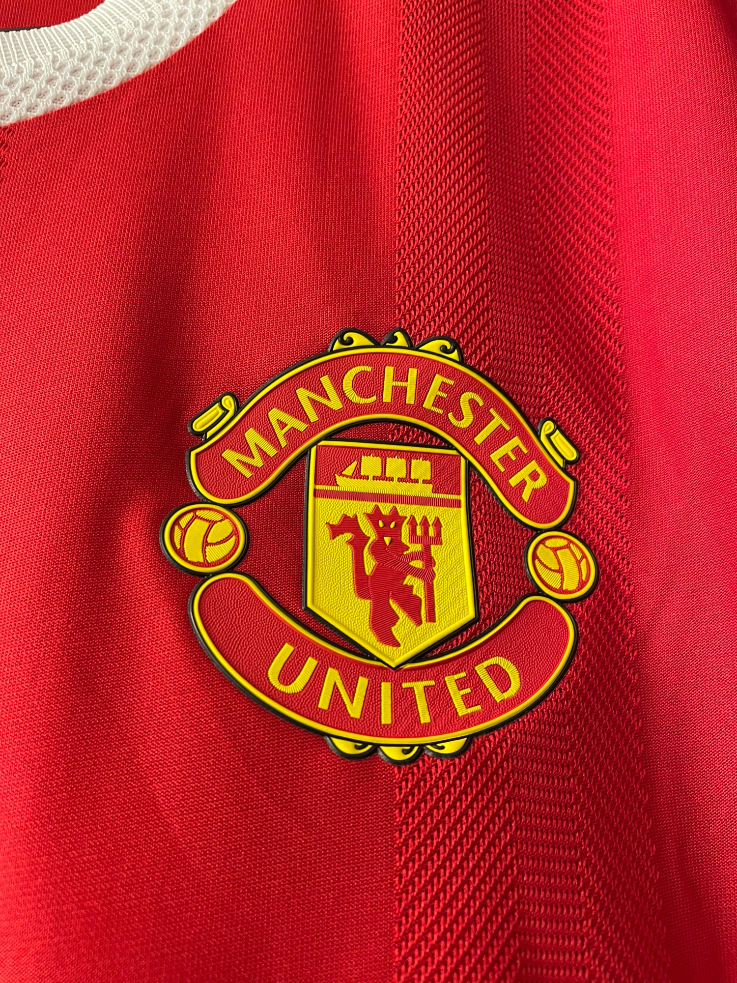 adidas Manchester United 21/22 Home Authentic Jersey - Red