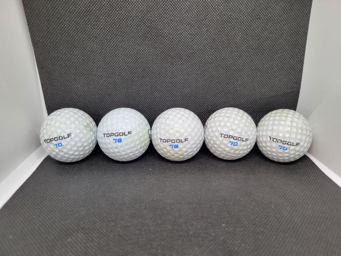 Lot of Five TopGolf Golf Balls