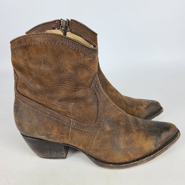 Showdown Bootie Women's Cowboy Shoe Boots Western Shortie Ankle Boot Brownbelly / 9