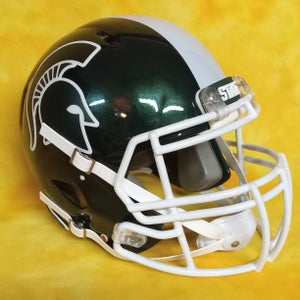 Michigan State Spartans super custom fullsize football helmet Riddell Speed L