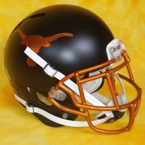 Texas Longhorns super custom fullsize football helmet Rawlings YXL black