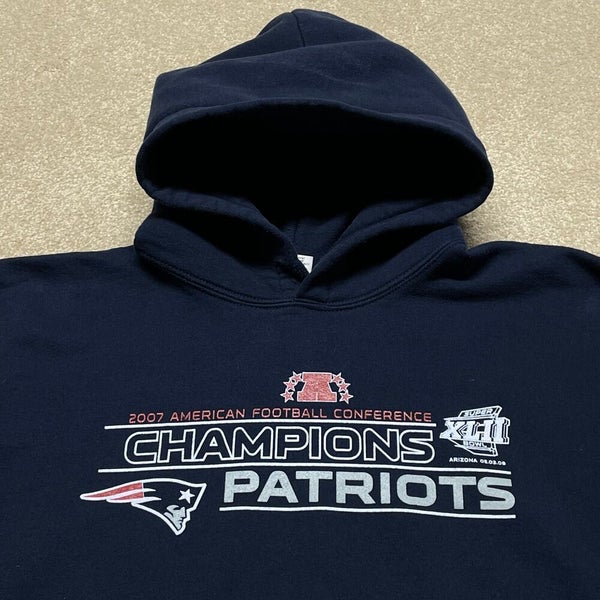 New England Patriots Sweatshirt Mens XL Adult NFL Football Hoodie Pullover  Retro