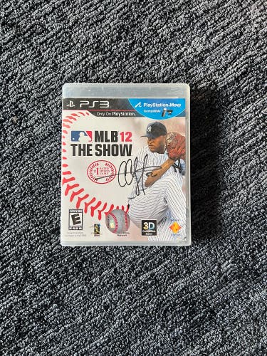 CC Sabathia Signed MLB 12 The Show Game