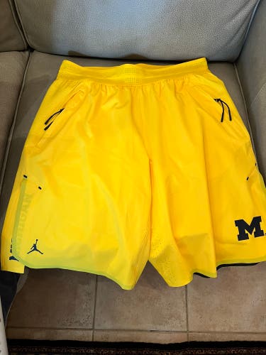 Michigan Wolverines Football Jordan Shorts