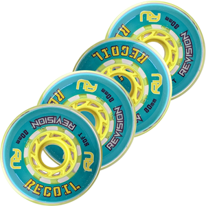 (4-Pack) Revision Recoil Wheels Inline Roller Hockey SOFT 9501