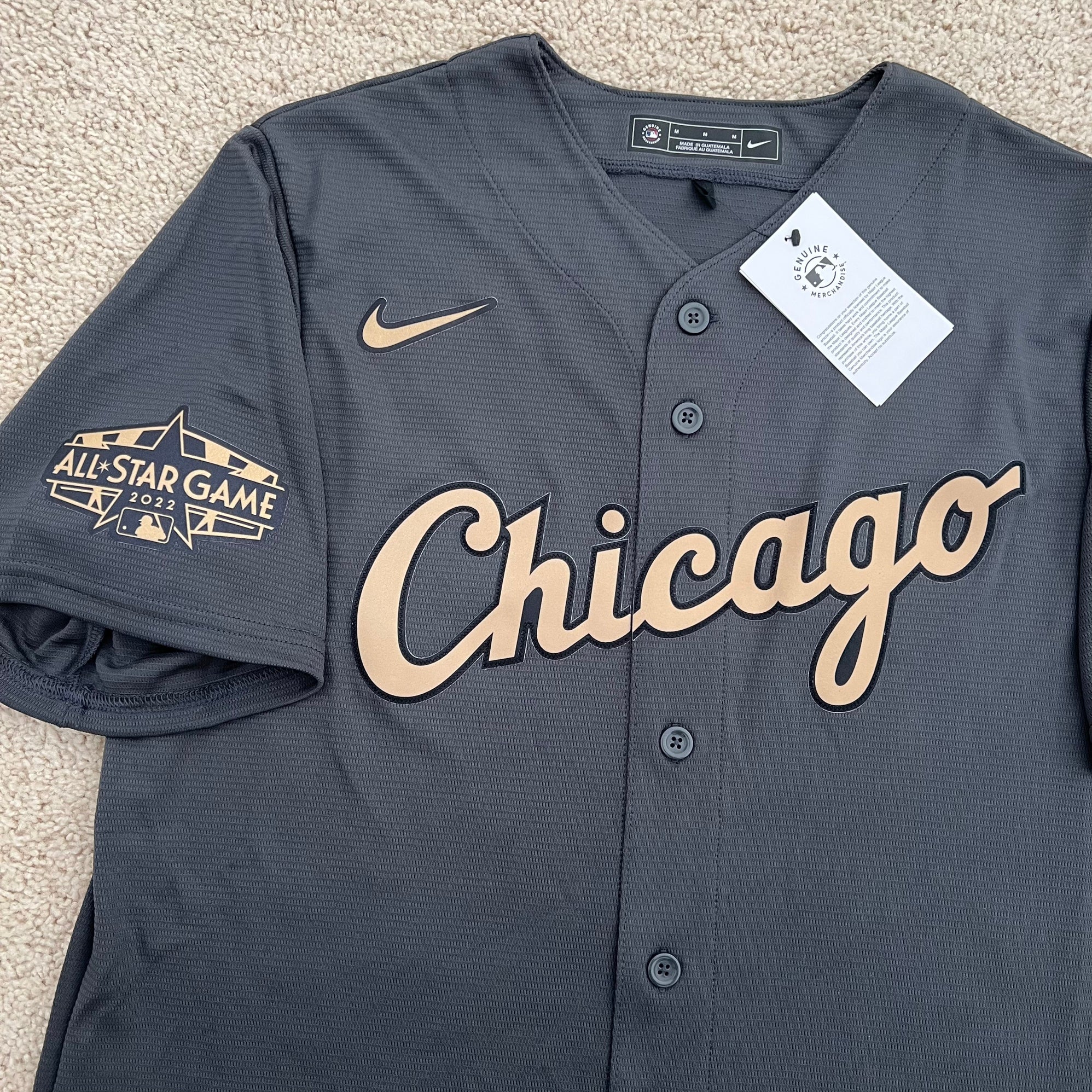 Chicago White Sox Nike 2022 MLB All-Star Game Authentic Custom Jersey -  Charcoal