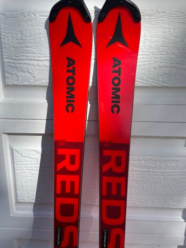 Used Atomic 165 cm Racing Redster FIS SL Skis With Bindings