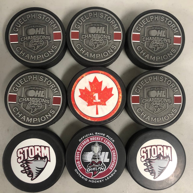 Guelph Storm OHL official pucks