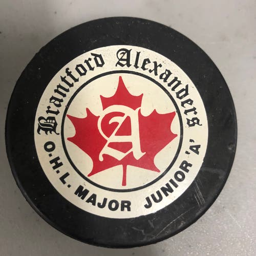 Brantford Alexanders OHL Official Game Puck - MINT CONDITION