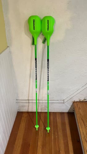 New Komperdell National Team 12.3 Carbon Fiber SL race Poles with Guards 120cm