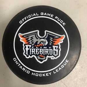 Flint Firebirds OHL official game puck