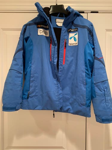 PHENIX 2018 SKI JACKET NORWAY ALPINE TEAM JUNIOR LOGO NAVY 18 (Used)