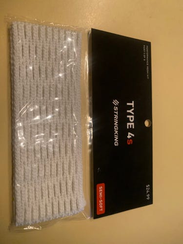 New StringKing Type 4S Lacrosse Mesh - New in Package