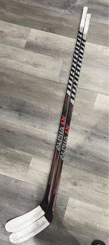 1 Right Handed Pro Stock Alpha LX Pro Tony DeAngelo Carolina Hurricanes 2022 Playoffs Game Used