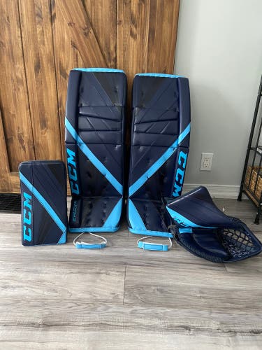 33+2 Custom CCM Eflex 5 Goalie Full Set