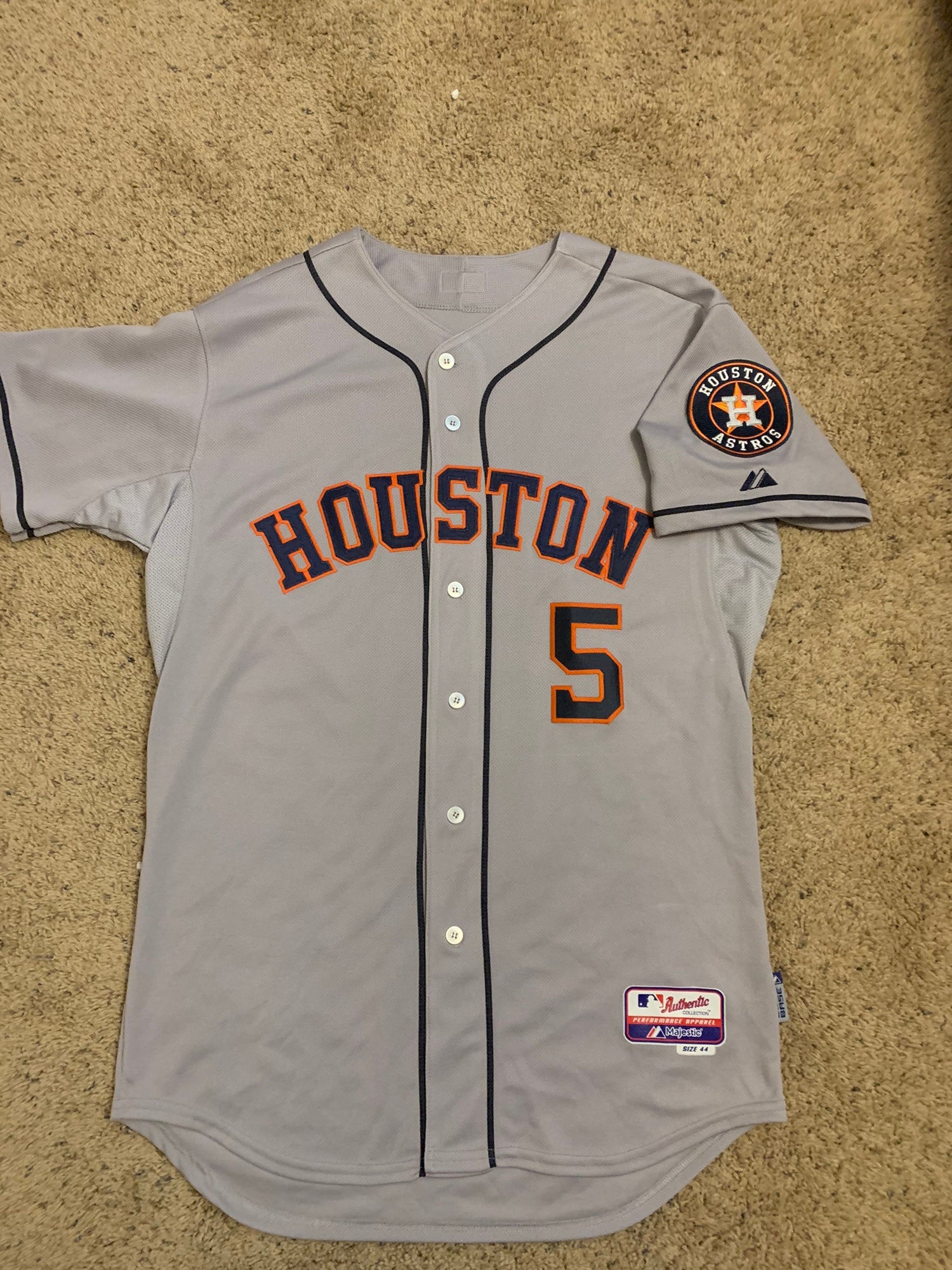 Majestic, Shirts, Mlb Majestic Classic Vintage Houston Astros Jeff  Bagwell 5 Throwback Jersey