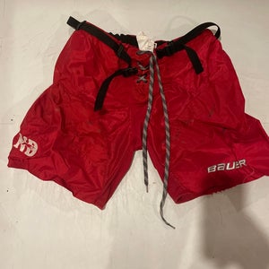 Red Used XL Bauer Supreme Goalie Pant Shell