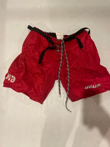 Red Used XL Bauer Supreme Goalie Pant Shell