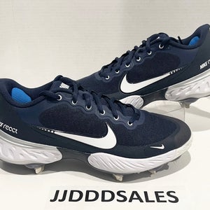 Nike Alpha Huarache Elite 3 Low College Navy Baseball Cleats CK0746-401 Men’s Size 7.5.