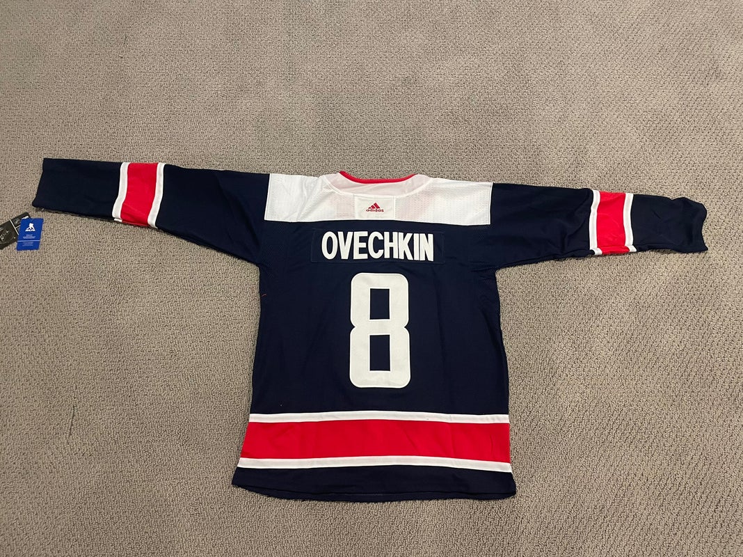 Reebok Washington Capitals #8 Alex Ovechkin Sewn Jersey Size Youth S/M