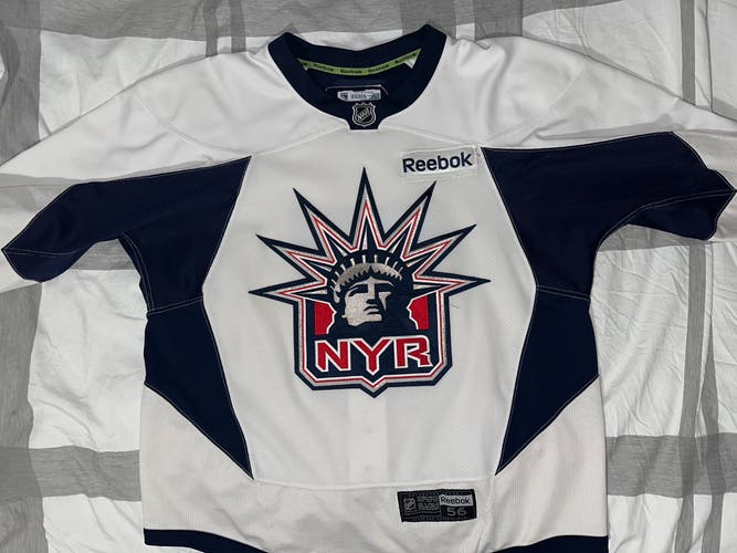 New York Rangers team issued practice jersey