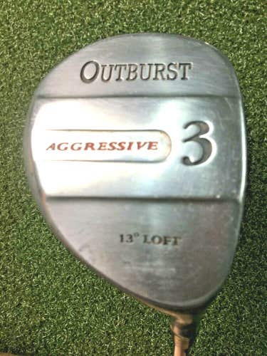 Outburst Aggressive 3 Wood 13* / RH / ~41.75" Regular Steel / Nice Grip / gw4258