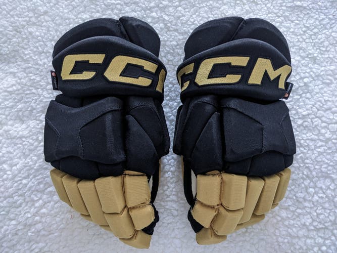 CCM HG95C Vegas Golden Knights Gloves 13" USED LIKE NEW CONDITION