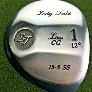 Lady Toski Low CG Stainless Driver 12* / RH ~42.5" / Ladies Graphite / gw5496